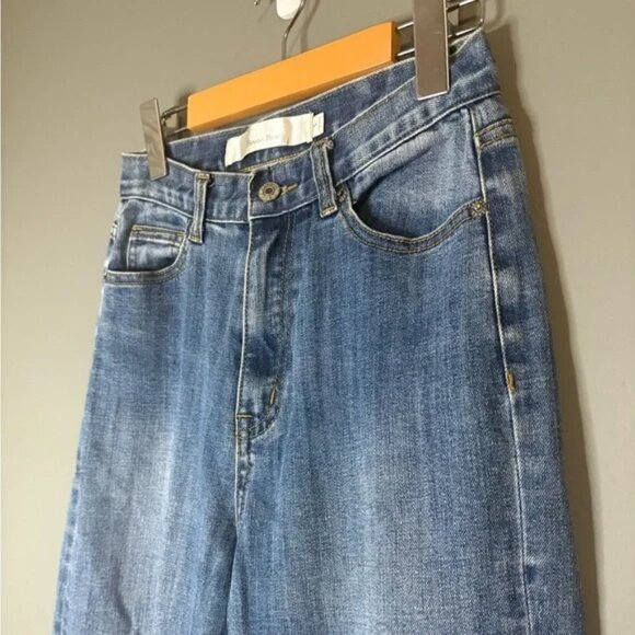 Banana Baby size small Blue Jeans capri style, straight leg - Picture 3 of 4